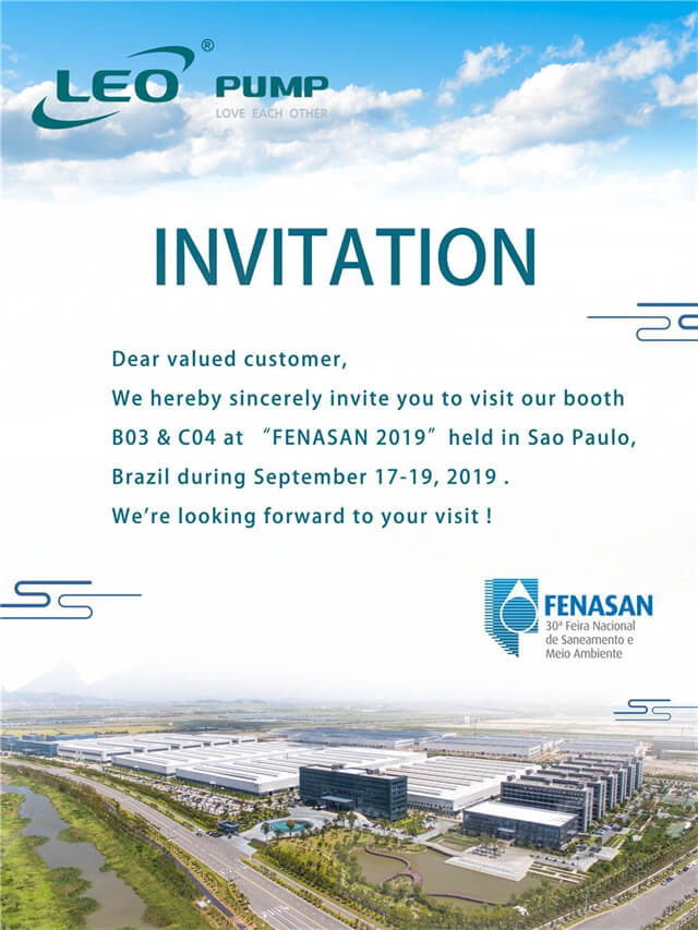 Invitation of FENASAN 2019