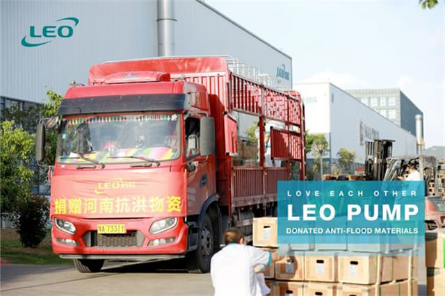 Materials Donated by LEO to Henan