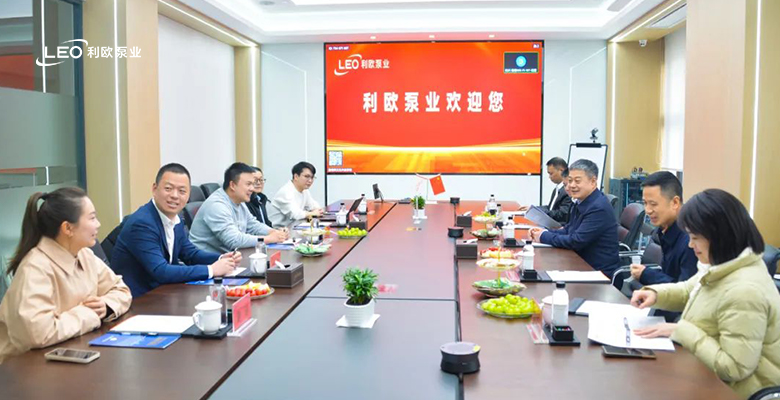 邵阳市委书记严华率队来访利欧泵业