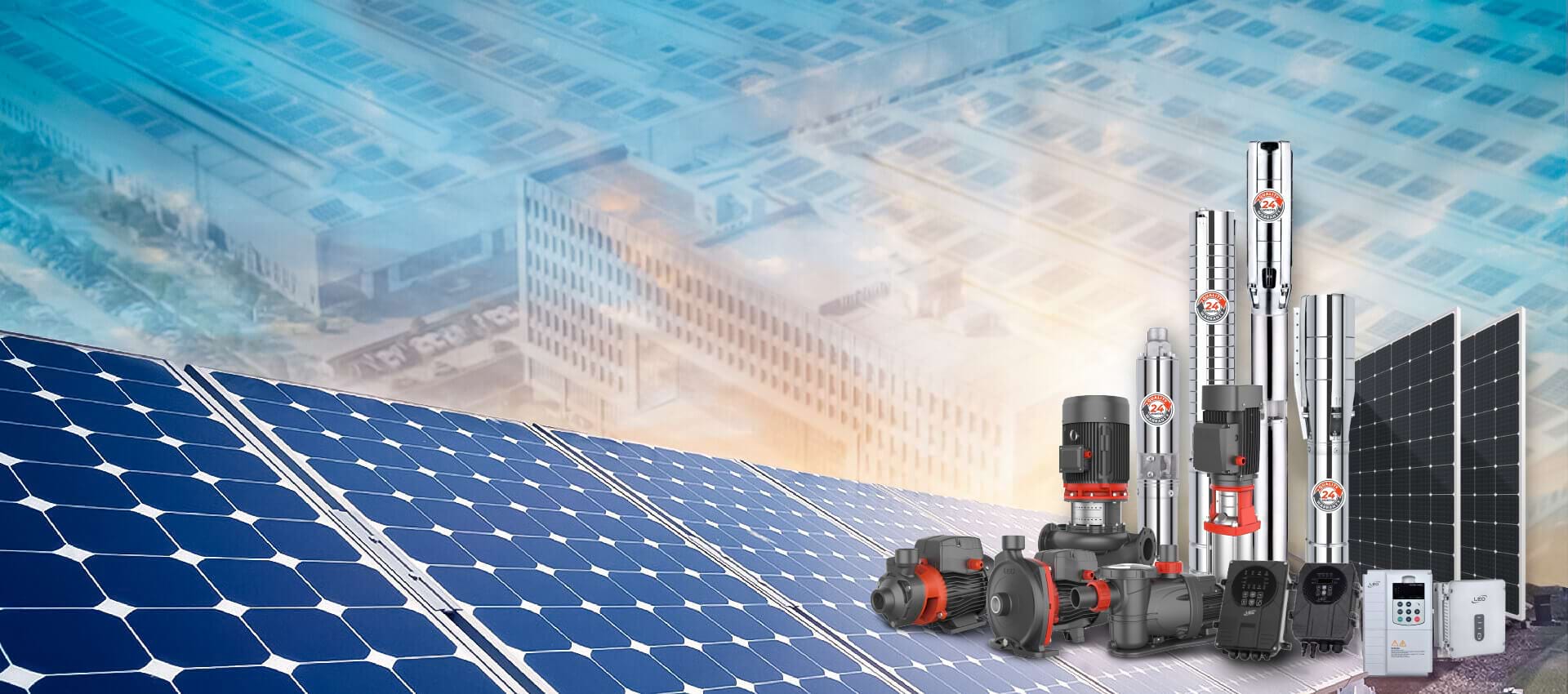 โซลูชันปั๊มพลังงานแสงอาทิตย์ LEO